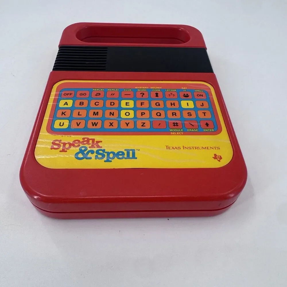 Vintage USA Speak & Spell Texas Instruments 1978 Electronic Learning Toy Tested